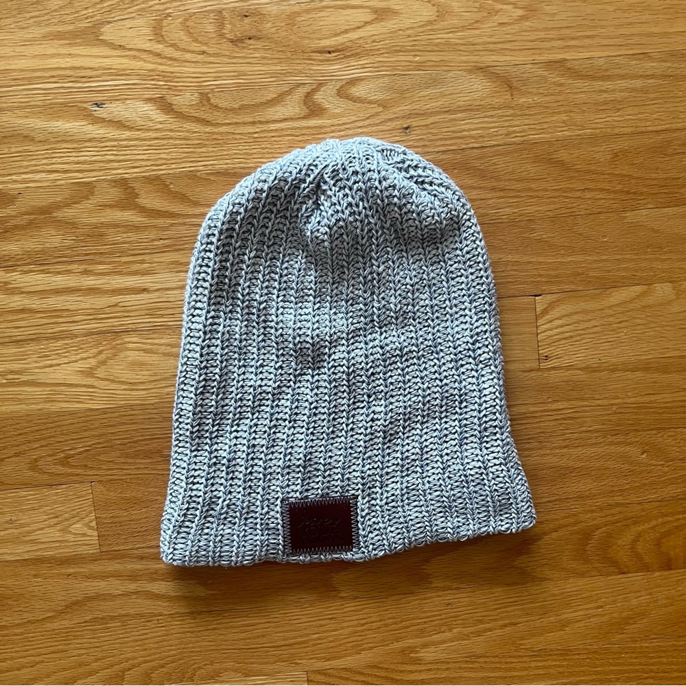 Grey Love Your Melon Beanie